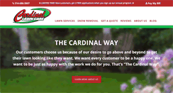 Desktop Screenshot of cardinal-lawn.com